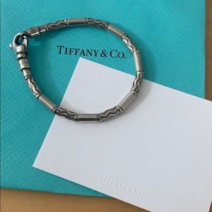 Tiffany & Co Hematite Zigzag Bracelet
